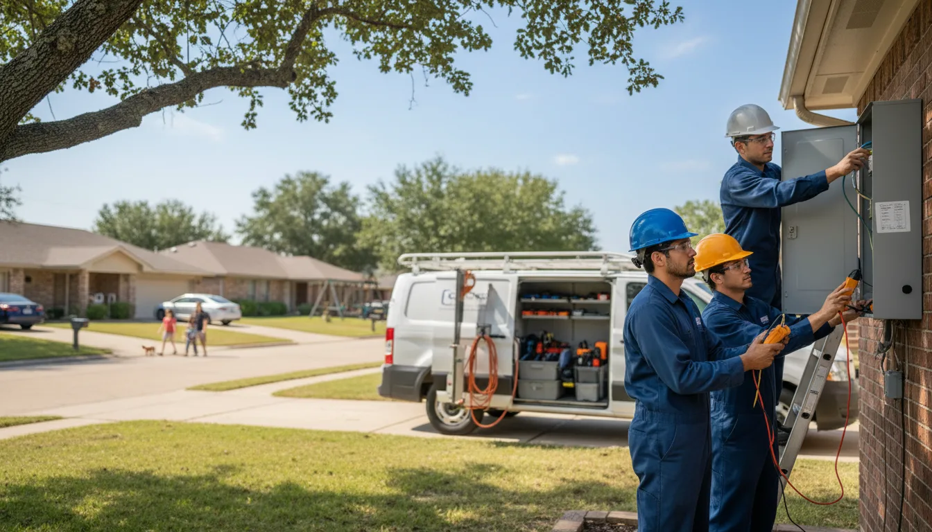 Certified electrician providing emergency electrical services in Cambridge, IL
